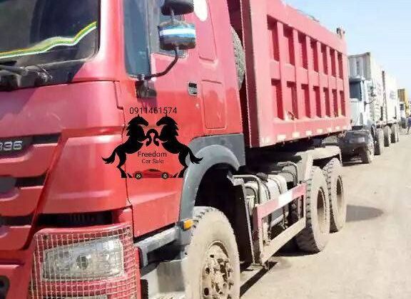 Sino Howo (336) 2016 (ማንዋል ማርሽ ደረቅ ጭነት ገልባጭ) 16 m3 Dump Truck Trailer